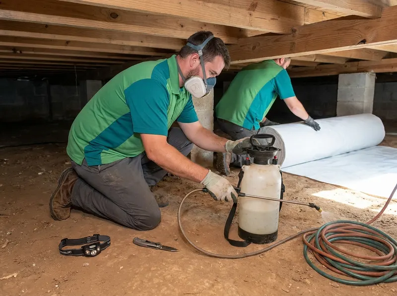 Crawlspace Encapsulation & Wood-Borer Defense in Oklahoma City, OH